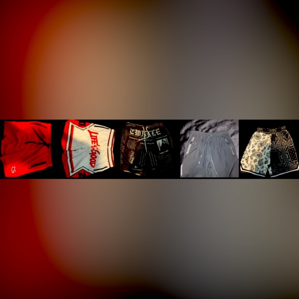 5 pairs of men’s shorts
